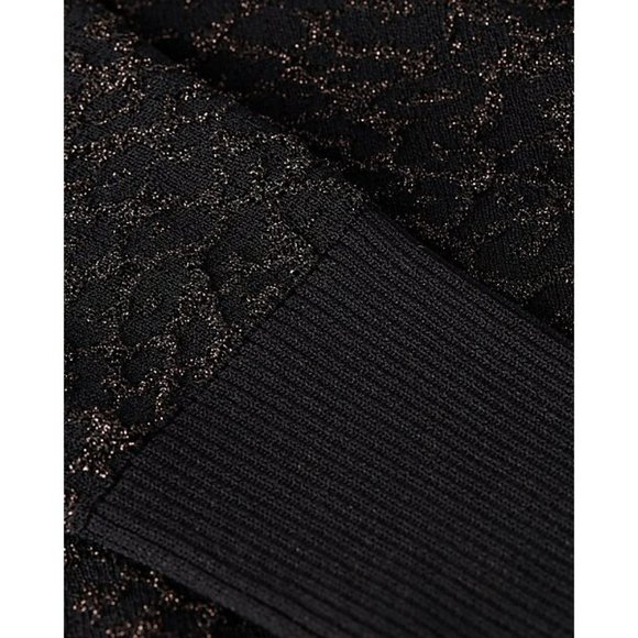 Express Metallic Leopard Crew Neck Sweater XS - Picture 6 of 6